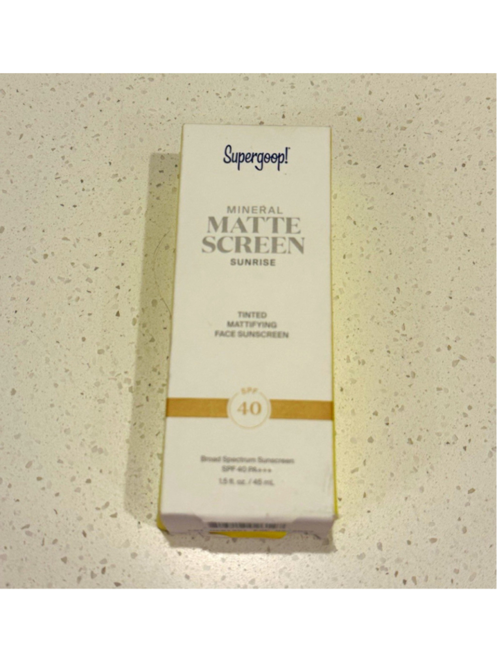Supergoop! Matte Screen Tinted Mattifying Sunscreen SPF 40 Sunrise 1.5 fl oz